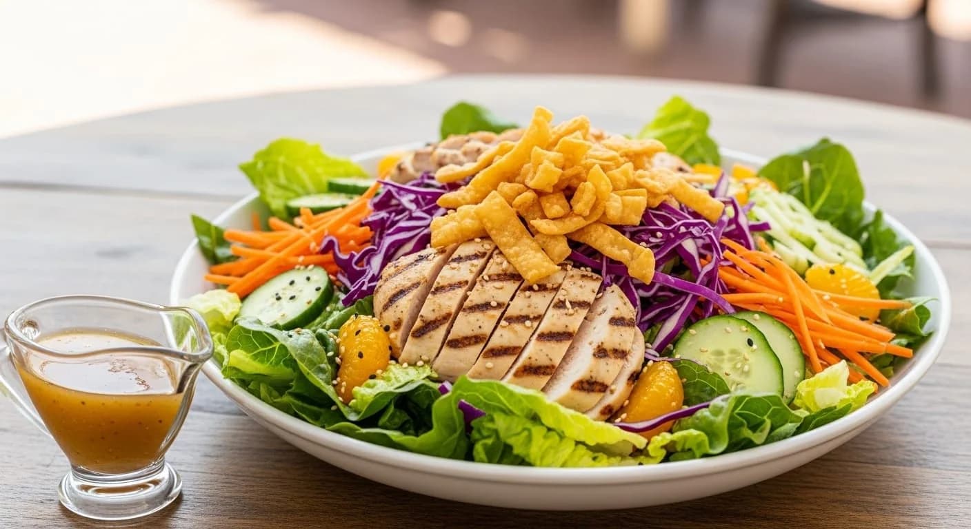 Oriental Chicken Salad (Crispy or Grilled)