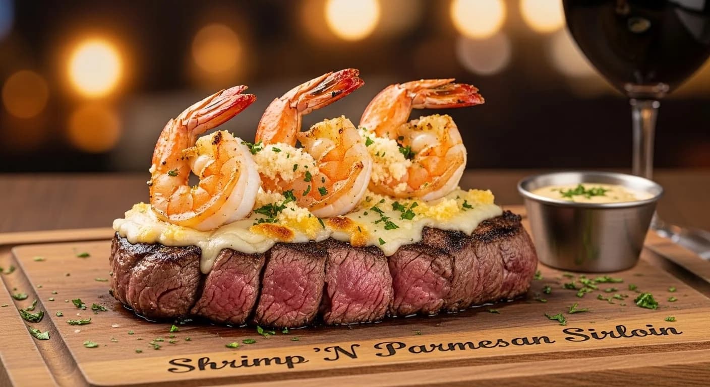 Shrimp 'N Parmesan Sirloin