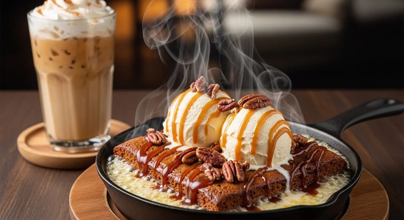 Sizzlin' Butter Pecan Blondie Skillet