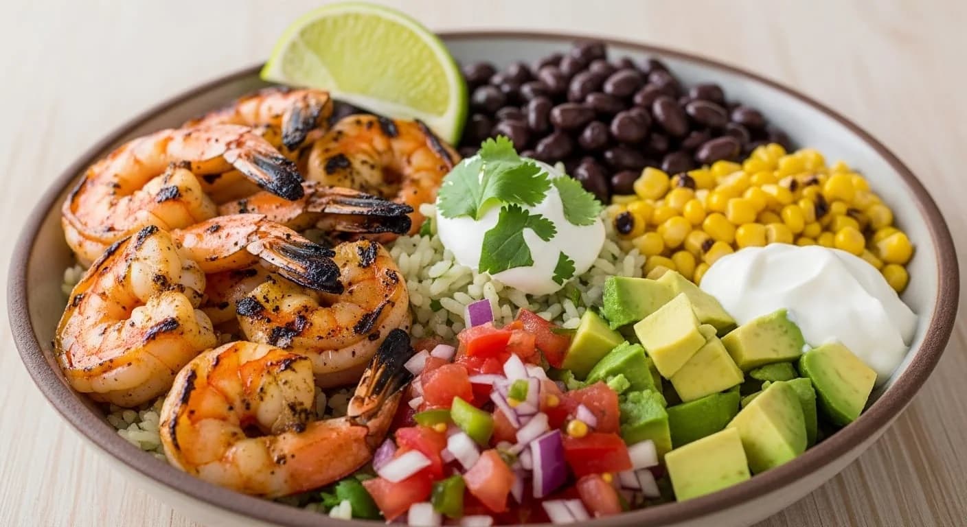Southwest Chipotle Lime Shrimp Bowl