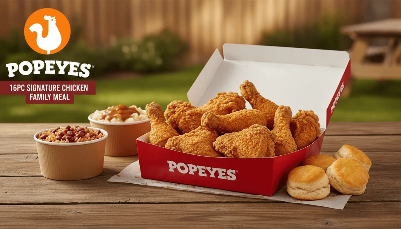 Popeyes 16 Piece Family Meal