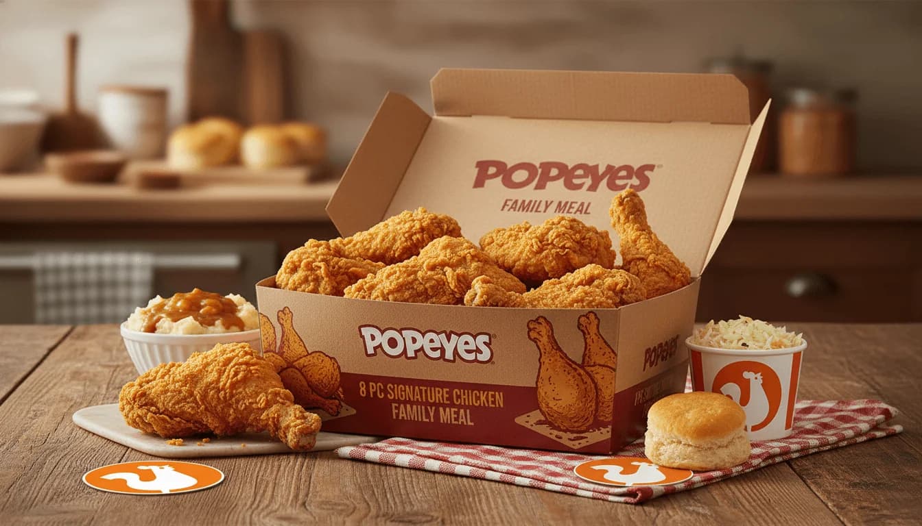 Popeyes 8 Piece Signature Chicken Family Meal