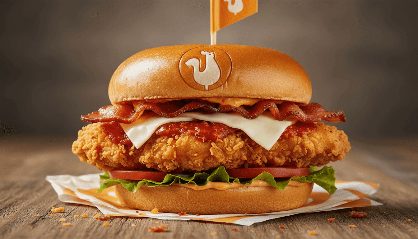 Ghost Pepper Bacon & Cheese Chicken Sandwich