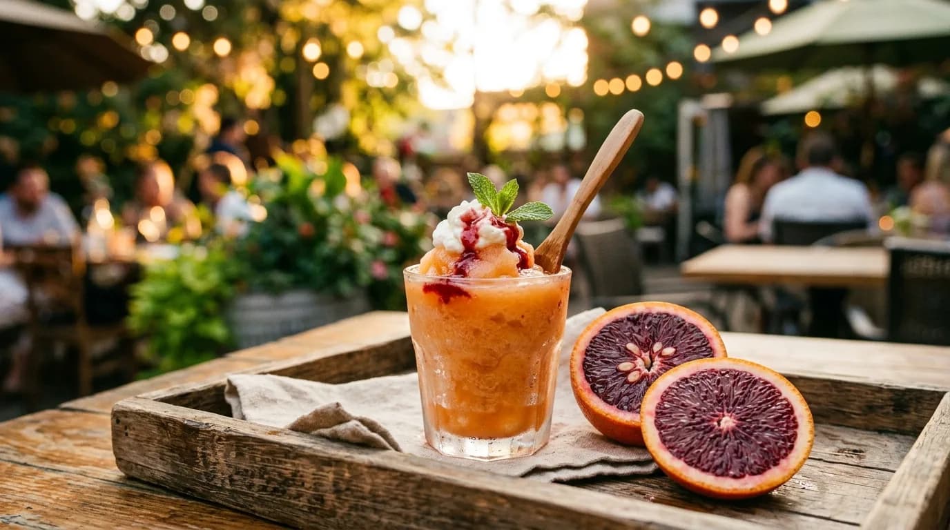 Blood Orange Cream Slush