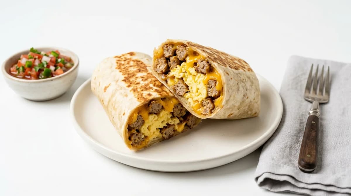 Sausage Breakfast Burrito