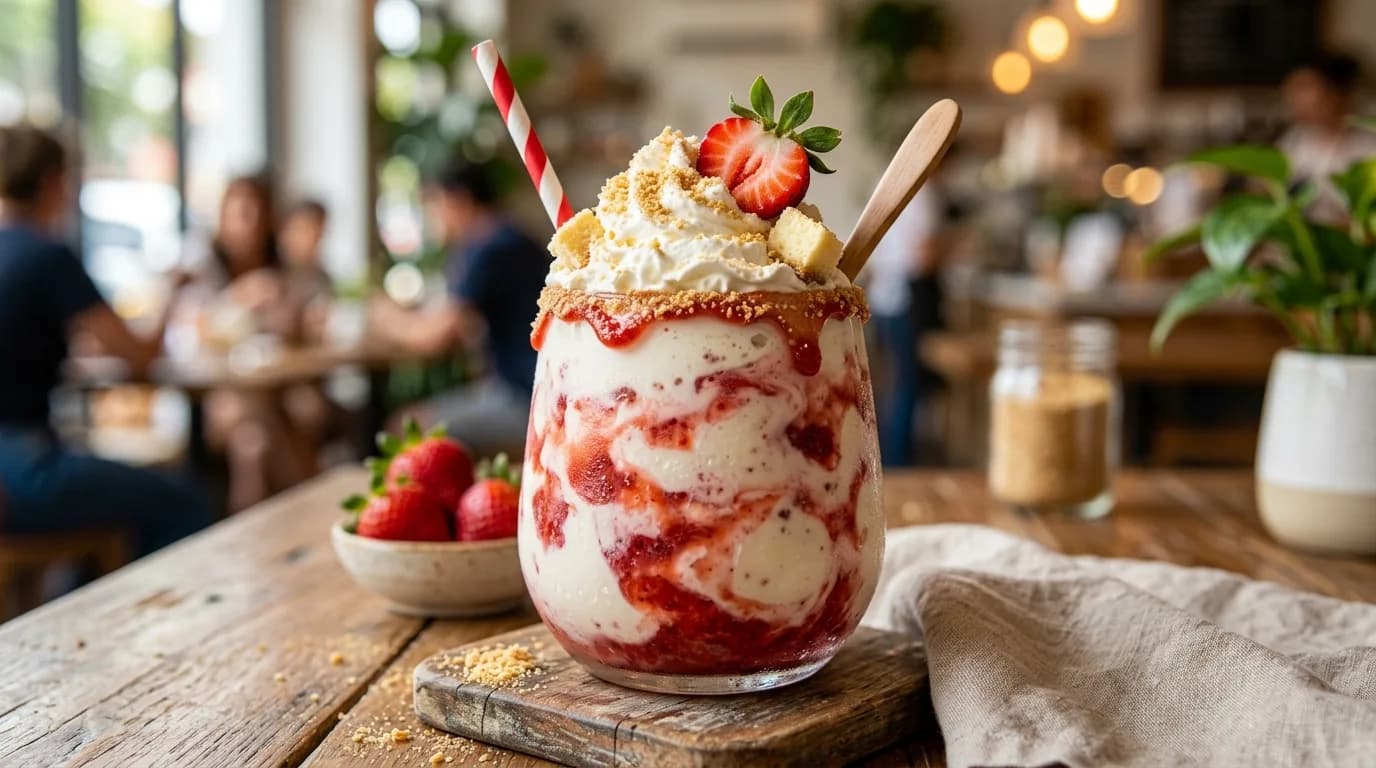 Strawberry Cheesecake Cream Cooler