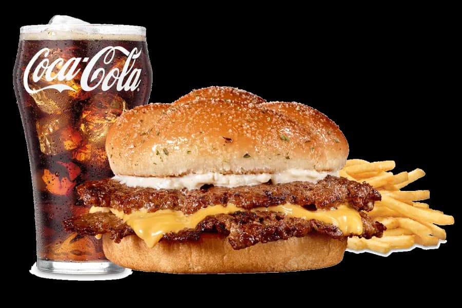 Steak 'n Shake Garlic Double Steakburger Combo 2026 price $9.49