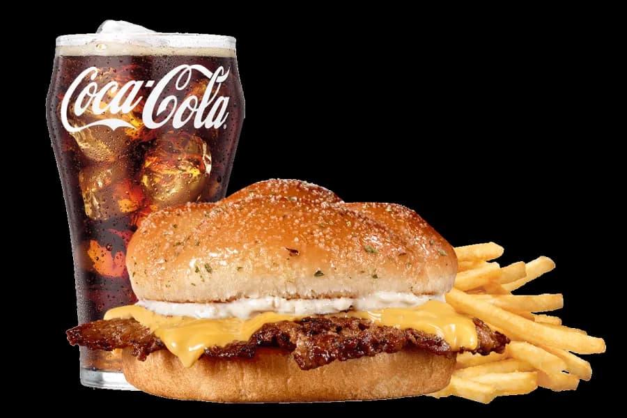 Steak 'n Shake Garlic Single Steakburger Combo 2026 price $9.14