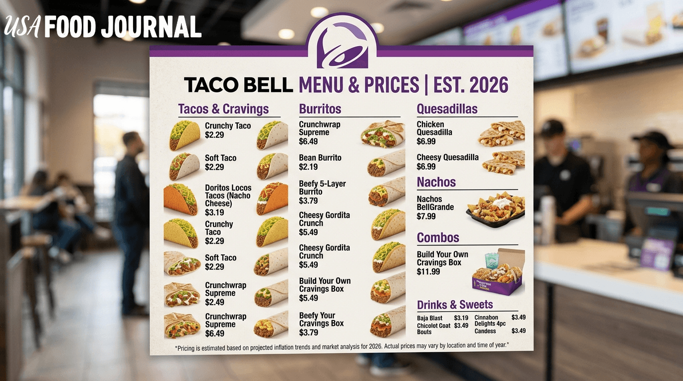 Taco Bell Menu Prices 2026
