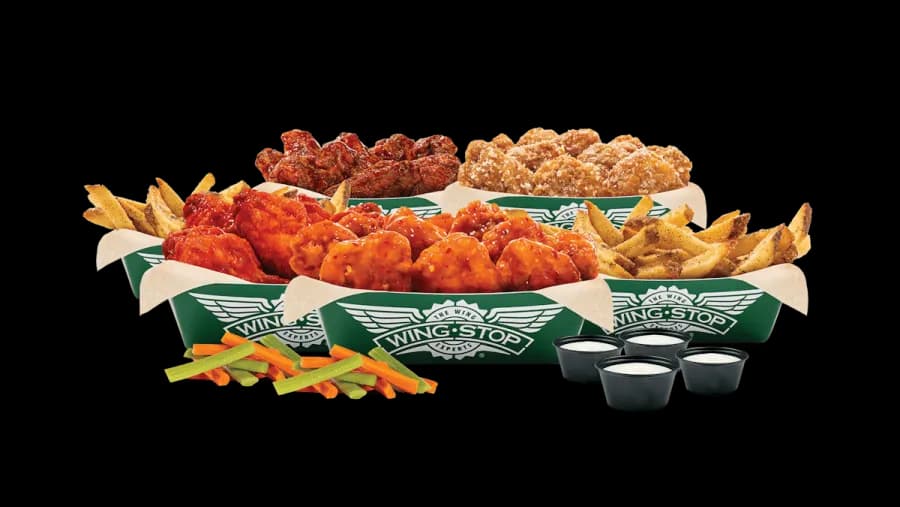Wingstop 50pc Party Pack (Boneless) 2026 price $61.99