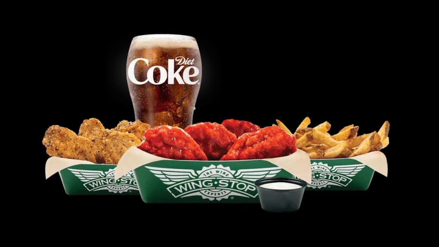 Wingstop 8 pc Wing Combo (Boneless) 2026 price $13.49