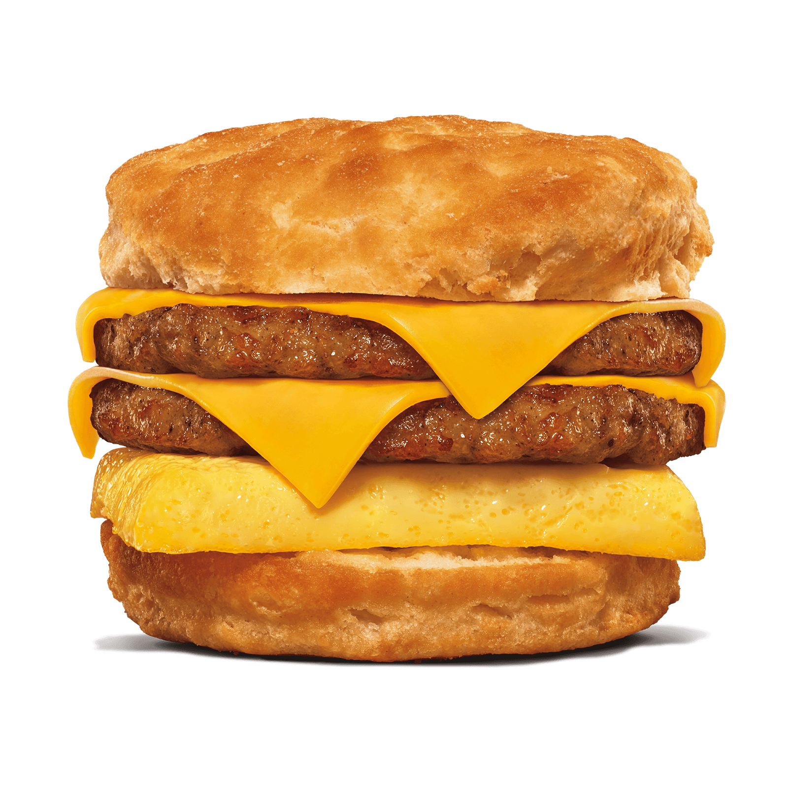 Double Sausage, Egg, & Cheese Biscuit
