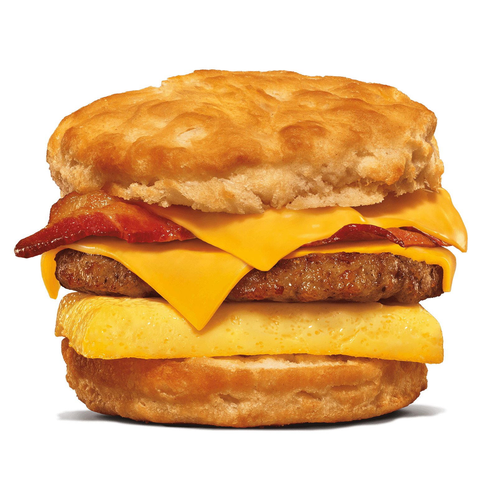 Bacon, Sausage, Egg, & Cheese Biscuit